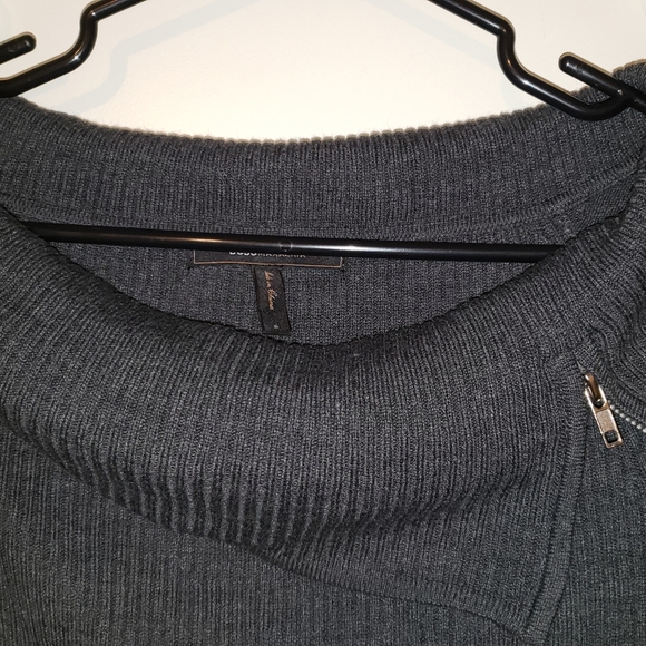 BCBG Sweater Dress Dark Grey Size S - Picture 2 of 3